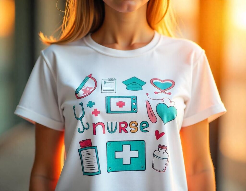Create Custom Apparel with Nurse Transfers