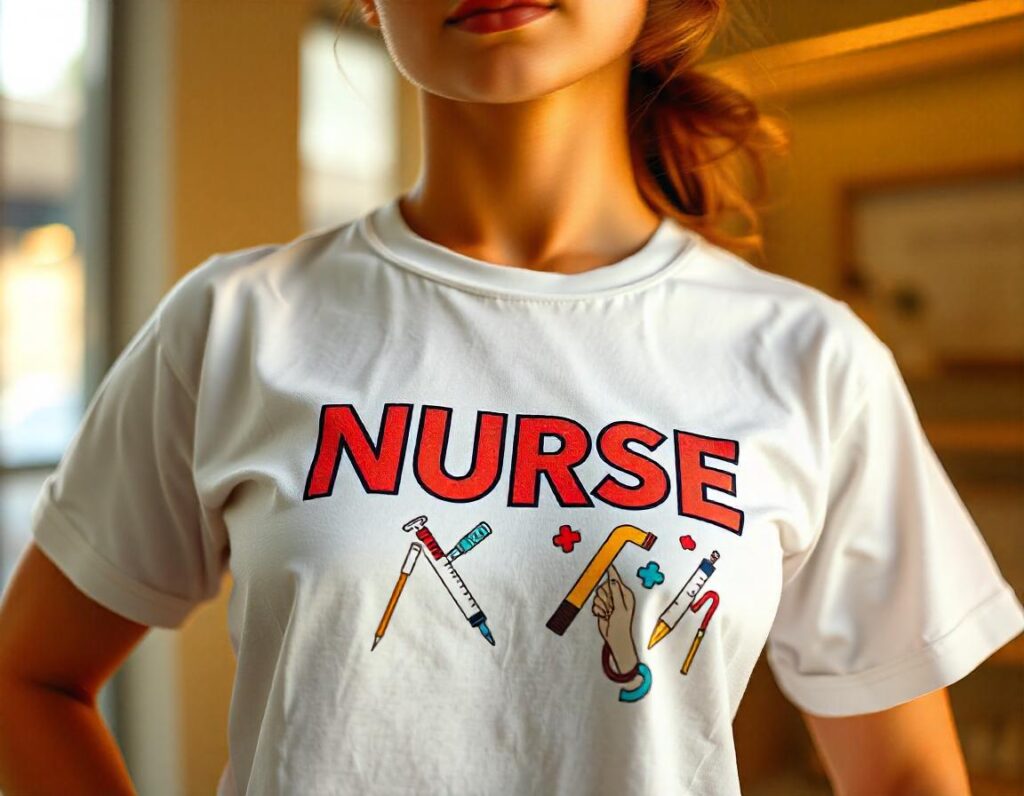 Design Vibrant Uniforms with Nurse Transfers